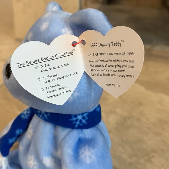 Ty Beanie Babies | 1999 | Holiday Teddy | 5th Gen - Picture 6 of 9